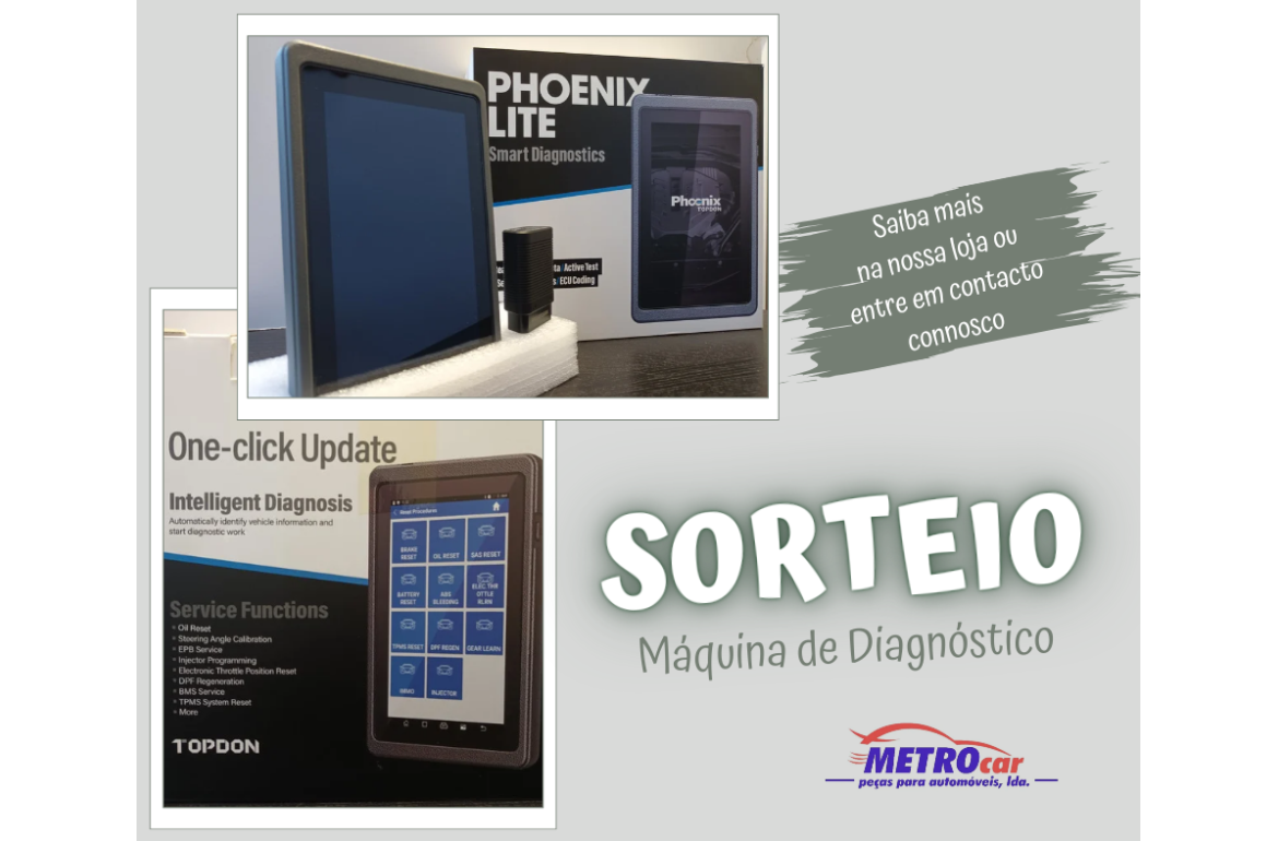 SORTEIO MÁQUINA DE DIAGNÓSTICO